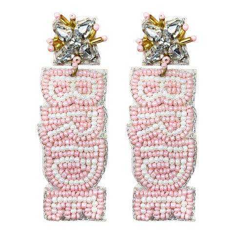 WS BRIDE Earrings - Light Pink