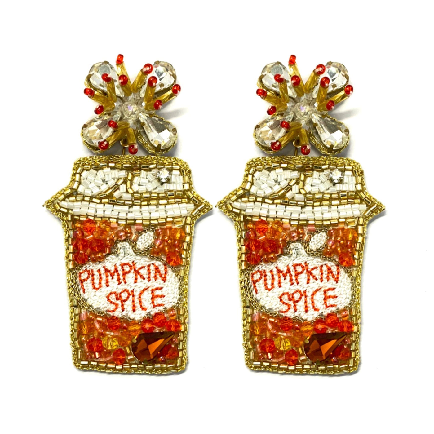 WS Halloween Pumpkin Spice Earrings