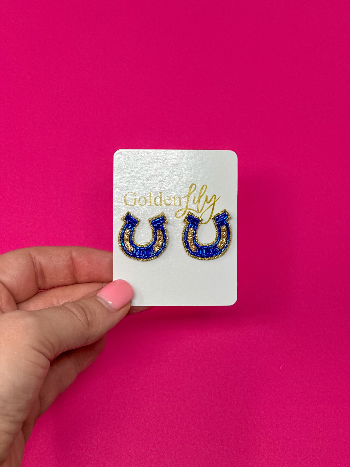 Horseshoe Stud Earrings