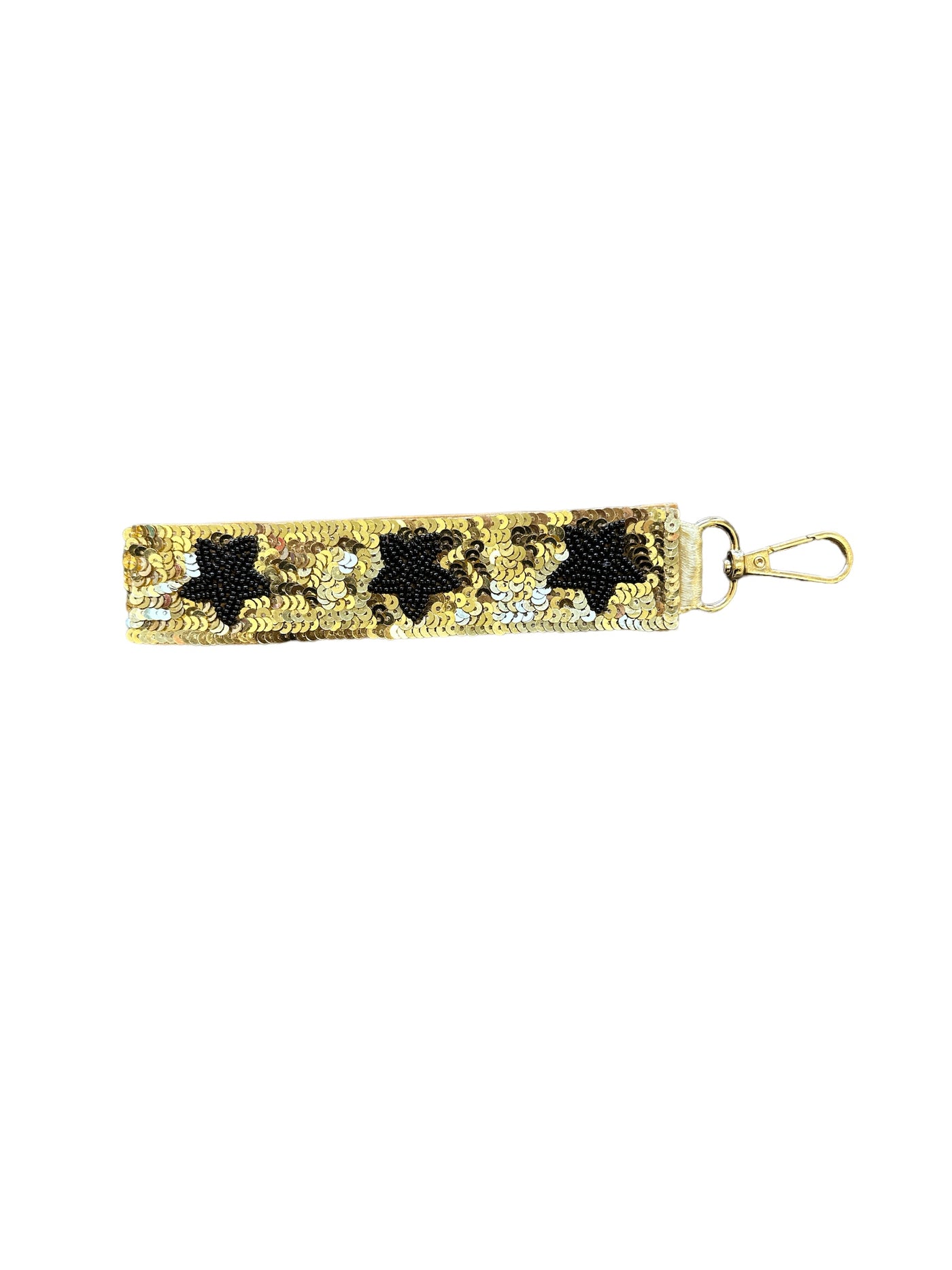 Key Chain - Gold With Black Star