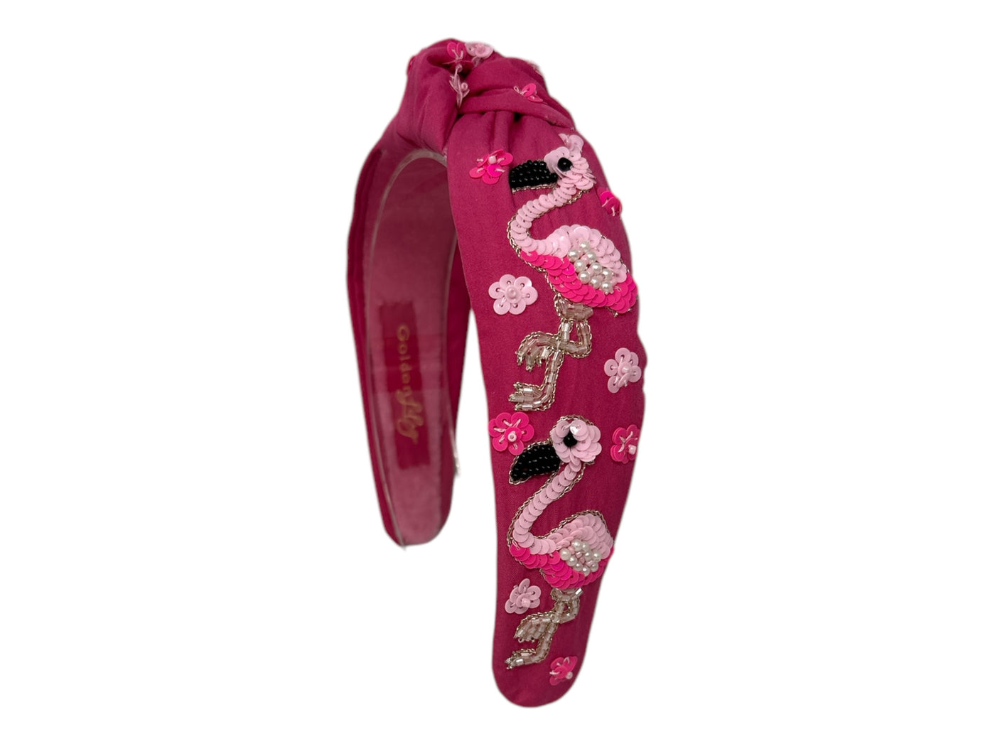 Headband Knot - Hot Pink Flamingo