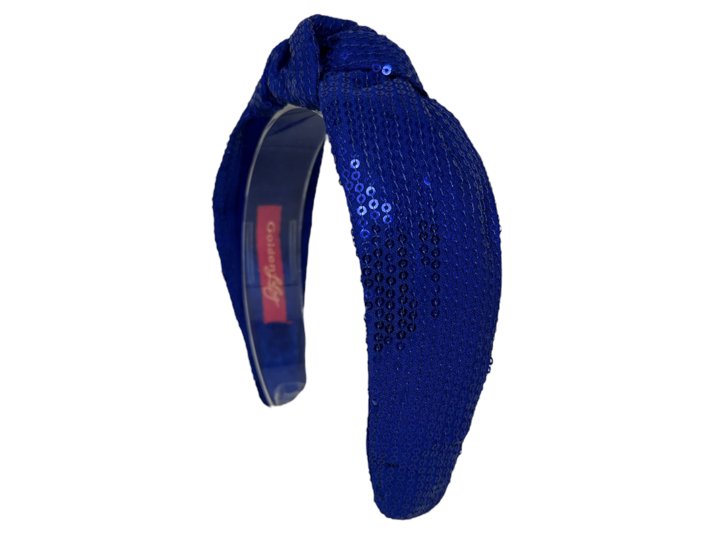Headband Knot - Sequin - Royal Blue