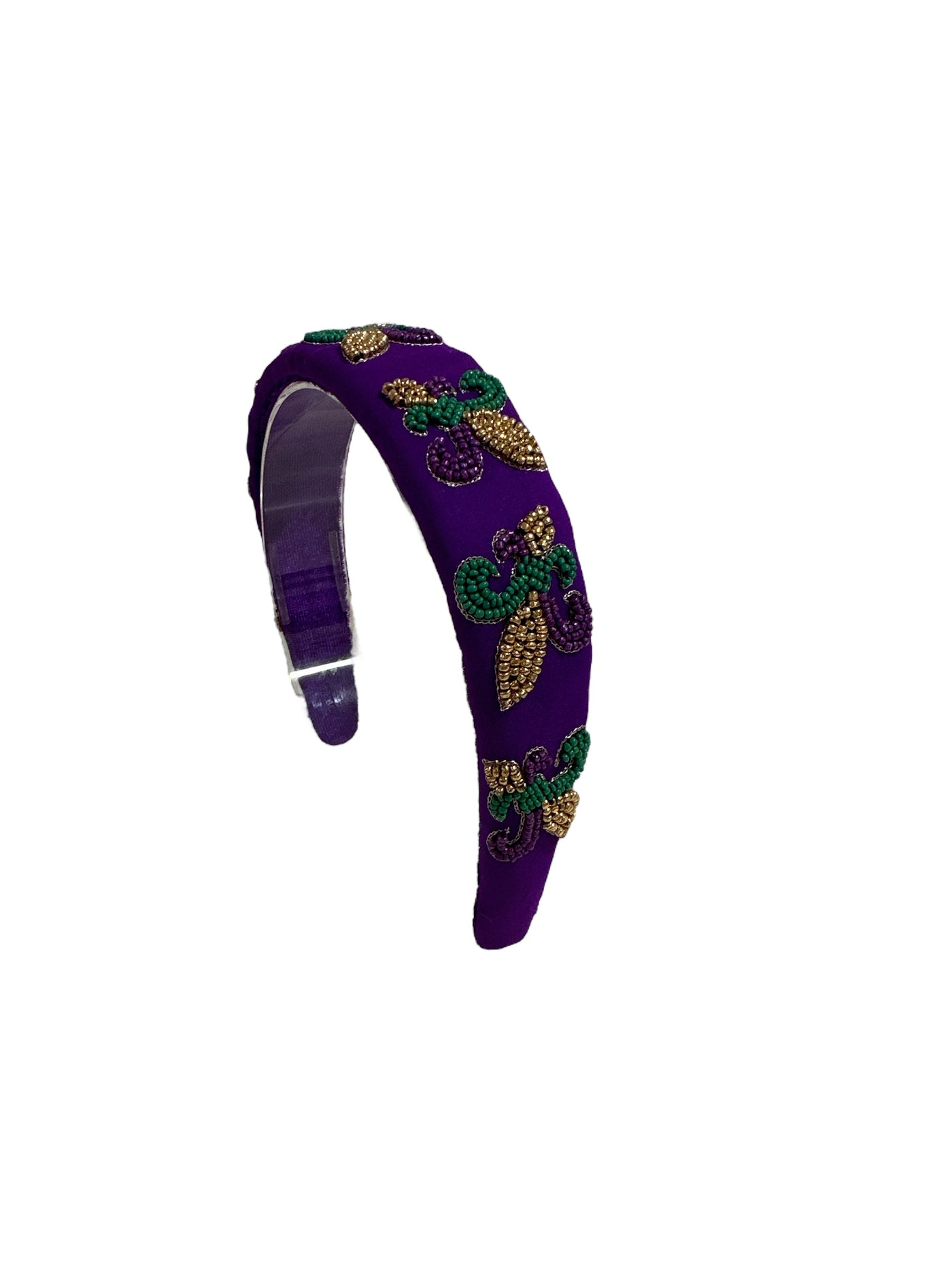 Solid Headband - Fleur De Lis