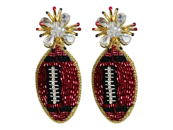 Football Burst - Red and Black
