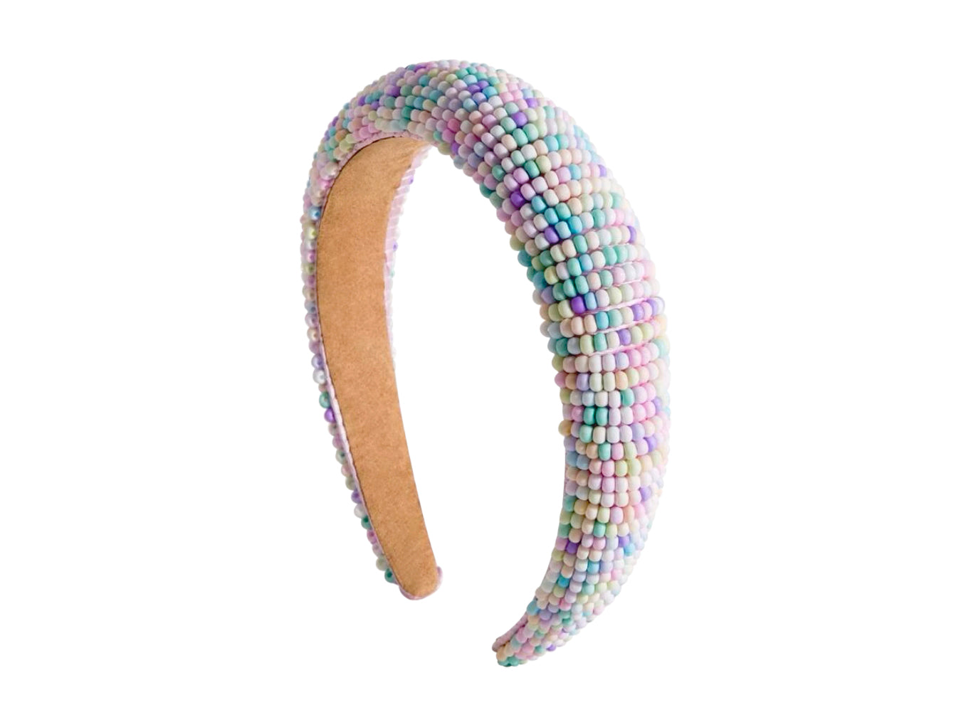 WS Beaded Headband - Pastel