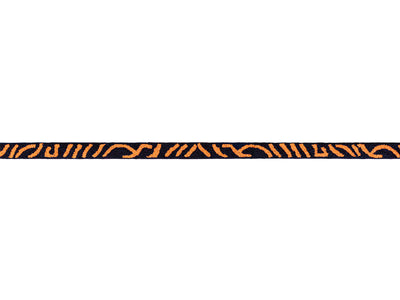 Seed Bead Bag Strap - Tiger Print