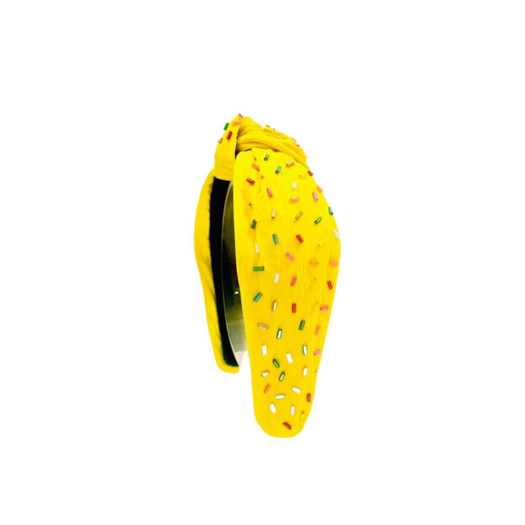 WS Confetti Headband - Yellow